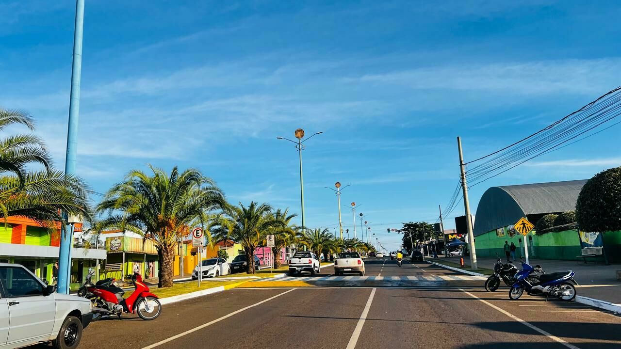 Imagem de compartilhamento para o artigo Costa Rica amanhece com sol e previsão indica chuva no período da tarde da MS Todo dia